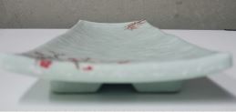 Melamine Rectangular Platter 13", Plum Blossom