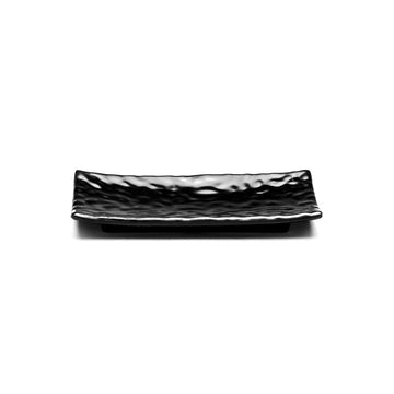 Melamine Rectangular Plate 8-1/2”, Matte Black