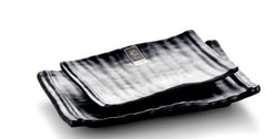 Melamine Rectangular Plate 8-1/8”*5-1/8", Matte Black