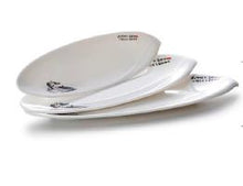 Melamine Oval Rectangular Platter 12", Country Landscape