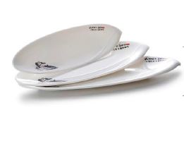 Melamine Oval Rectangular Platter 12", Country Landscape