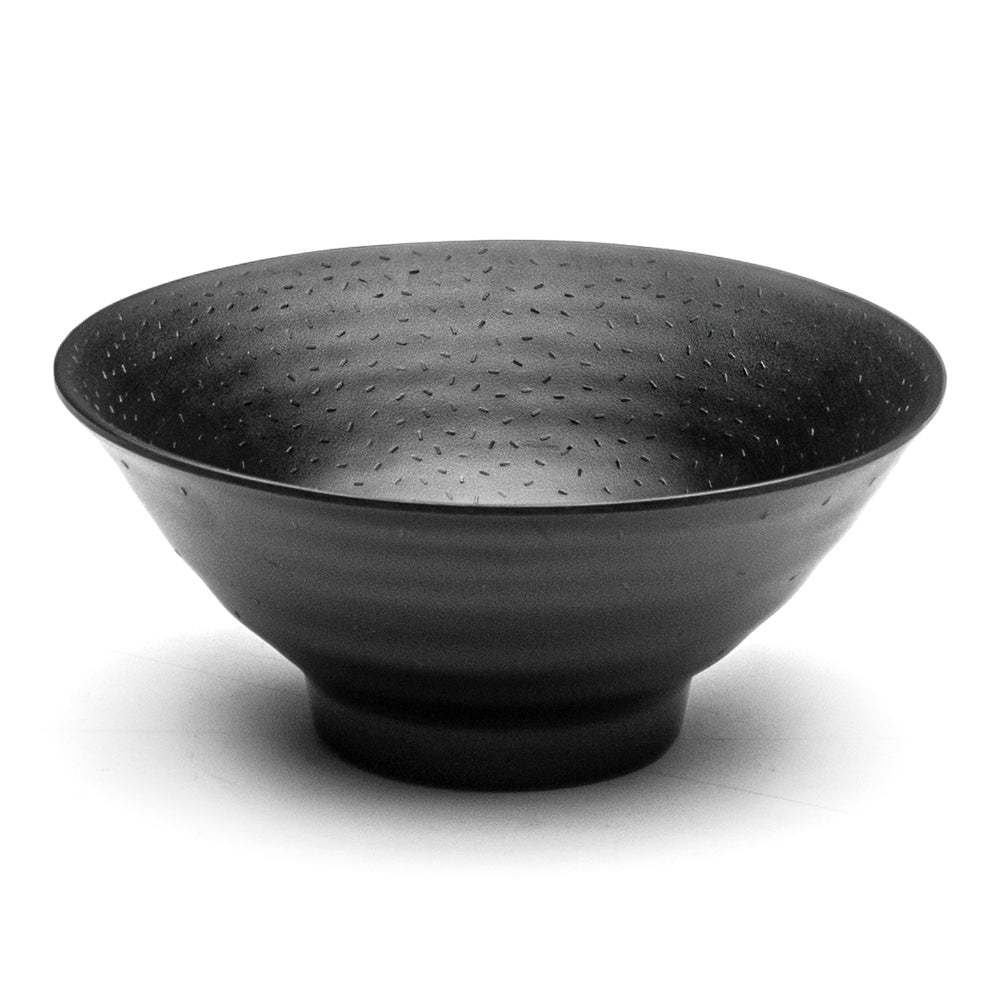 Melamine Noodle Bowl 6-7/8", Matte Black