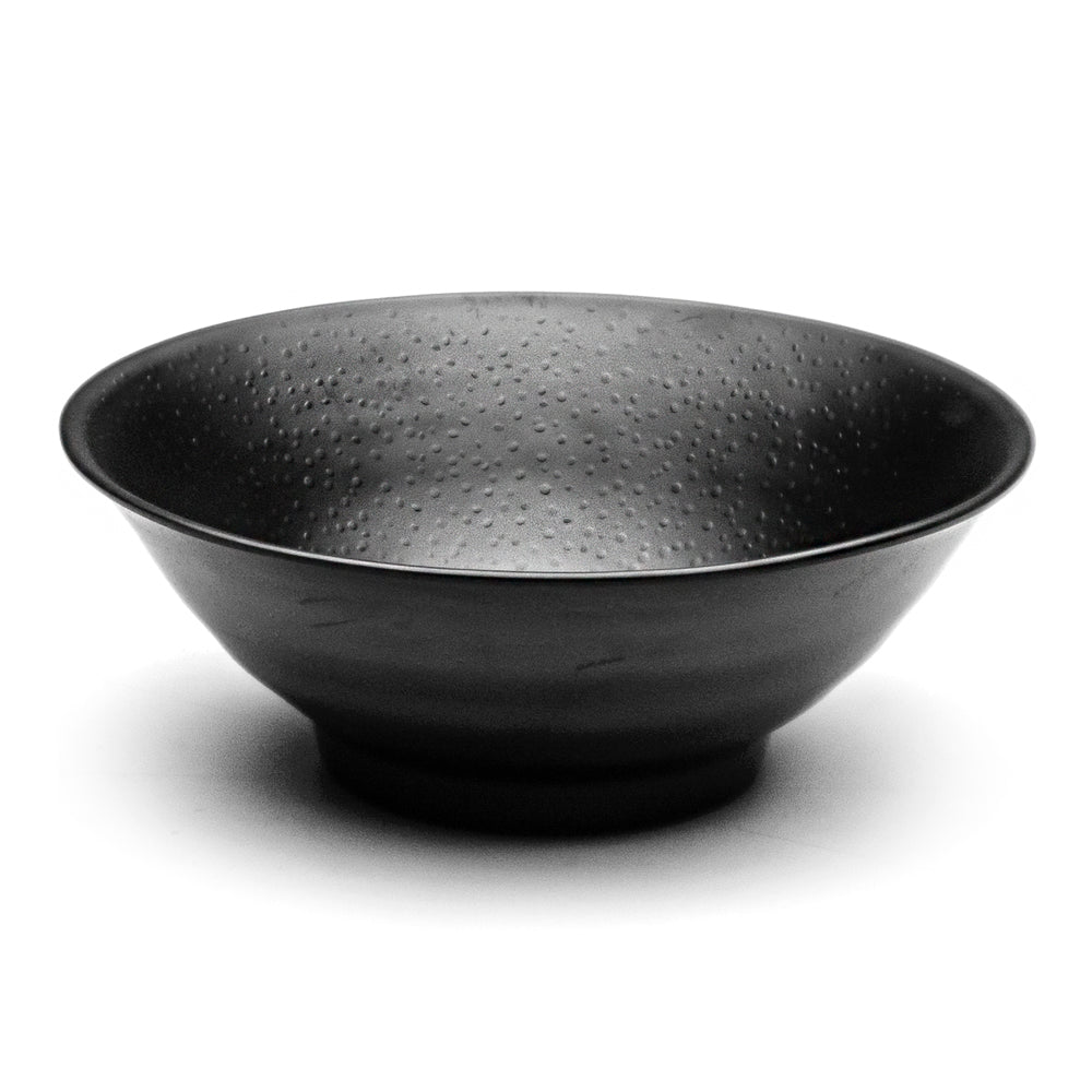 Melamine Noodle Bowl 8-3/8", Matte Black