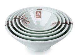 Melamine Round Noodle Bowl 8-15/16", Plum Blossom