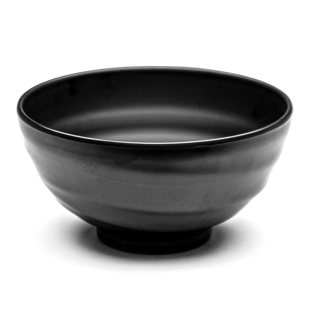Melamine Noodle Bowl 8-5/8”, Matte Black