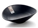 Matte Black Melamine Oval Bowl