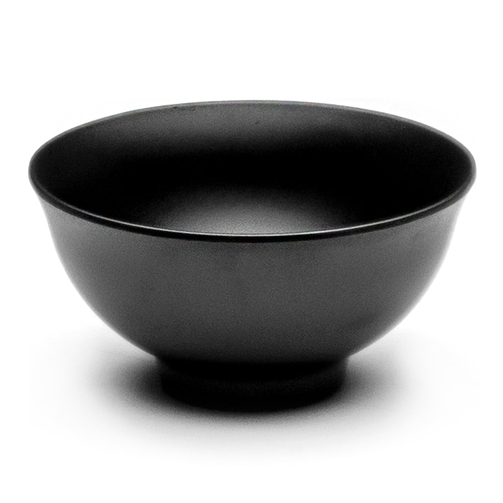 Melamine Rice Bowl 4-1/2”, Matte Black