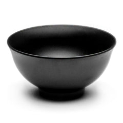 Melamine Rice Bowl 4-1/2”, Matte Black
