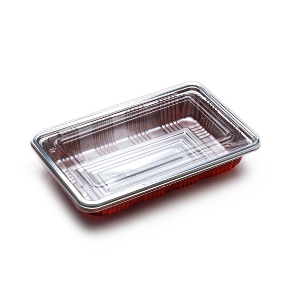Lunch To-Go Plate with Lid, Medium (100pc)