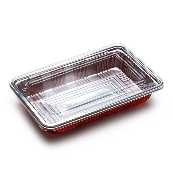 Lunch To-Go Plate with Lid, Large (100pc)