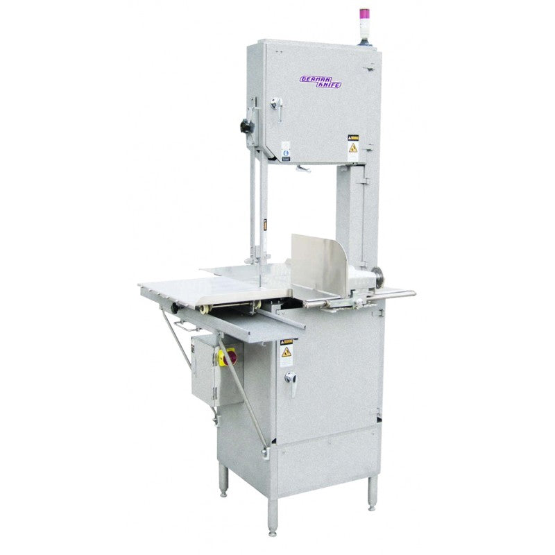 German Knife Electric Meat Saw, Vertical 126" Blade Eden Restaurant