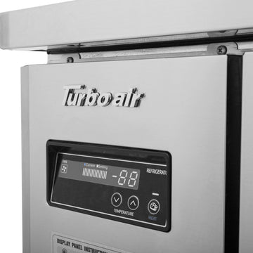 Turbo Air J Series Narrow Undercounter Freezer, 1 Section, 1 Door, 35"W