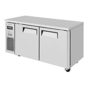 Turbo Air J Series Narrow Undercounter Refrigerator, 2 Section, 2 Door, 59"W