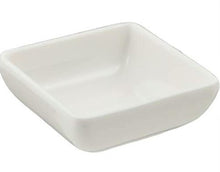 3 in Ivory Melamine Square Sauce Dish