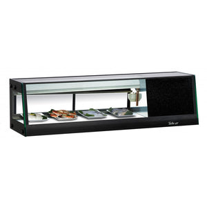 Turbo Air Refrigerated Sushi Case Display, Left or Right Side Condenser, 46"W