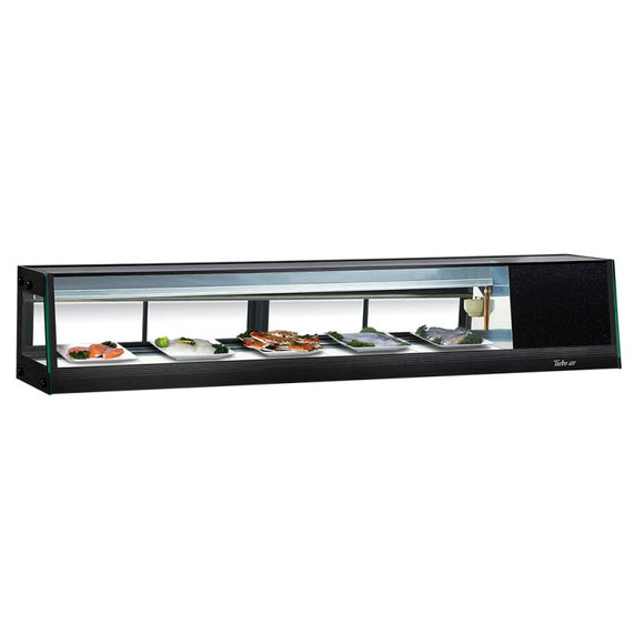 Turbo Air Refrigerated Sushi Case Display, Left or Right Side Condenser, 70