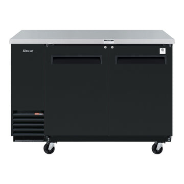 Turbo Air Super Deluxe Back Bar Cooler, 58"W, Black