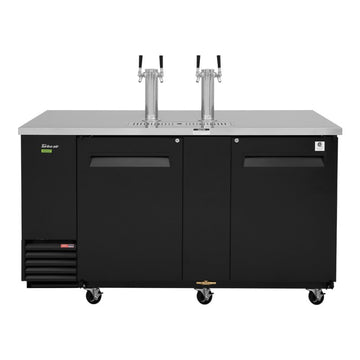 Turbo Air Super Deluxe Beer Dispenser, 69"W, Black