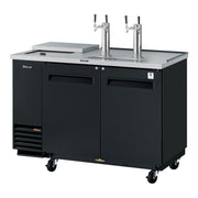 Turbo Air Super Deluxe Club Top Beer Dispenser, 58"W, Black