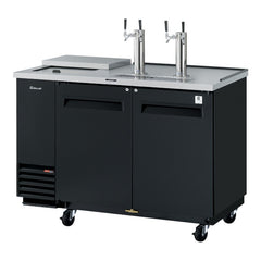 Turbo Air Super Deluxe Club Top Beer Dispenser, 58"W, Black