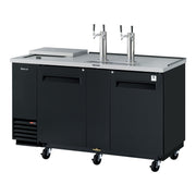 Turbo Air Super Deluxe Club Top Beer Dispenser, 69"W, Black