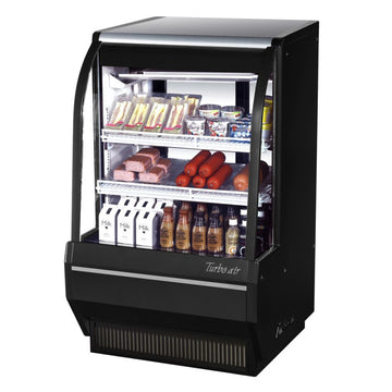 Turbo Air Direct Cooking High Deli Case, 36"W, White or Black
