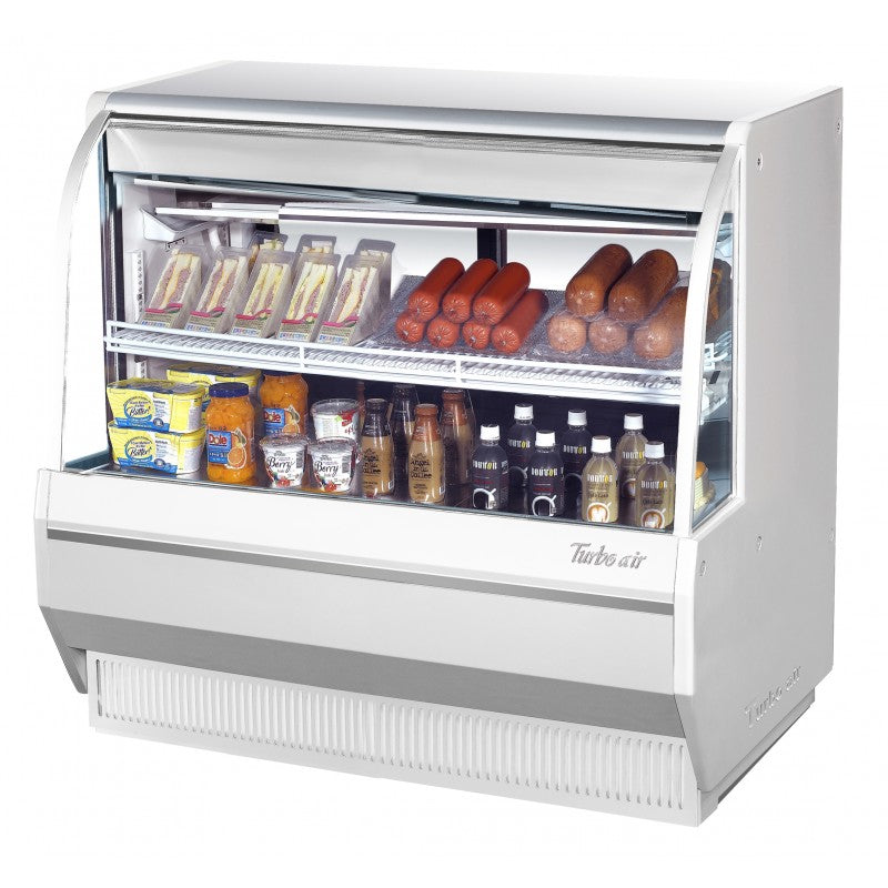 Turbo Air Direct Cooking Deli Case, 48"W, Low Profile, White or Black