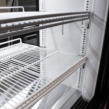 Turbo Air Straight Front Bakery Case, 48"W, White or Black