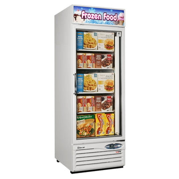 Turbo Air Swing Glass Door Freezer, 1 Section, 27"W