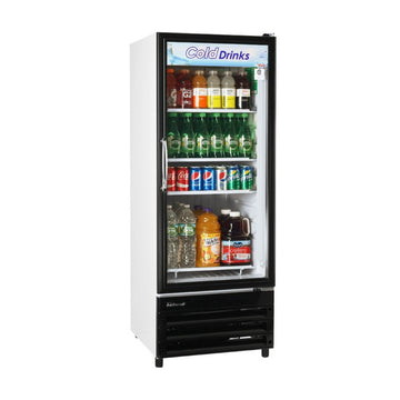 Turbo Air Glass Door Refrigerated Merchandiser, 1 Section, 23"W
