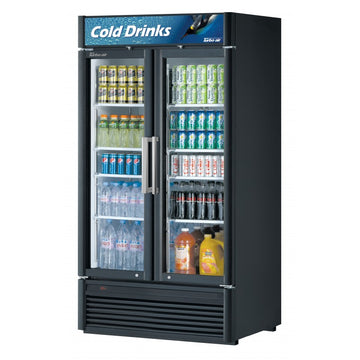 Turbo Air Super Deluxe Refrigerated Merchandiser, 2 Section, 39"W