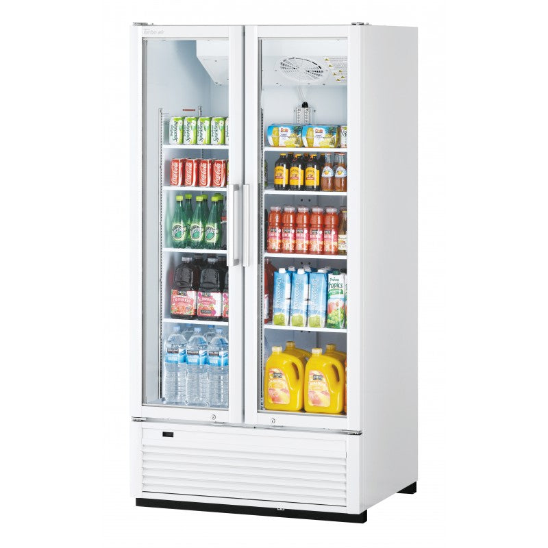 Turbo Air Super Deluxe Refrigerated Merchandiser, 2 Section, 39"W