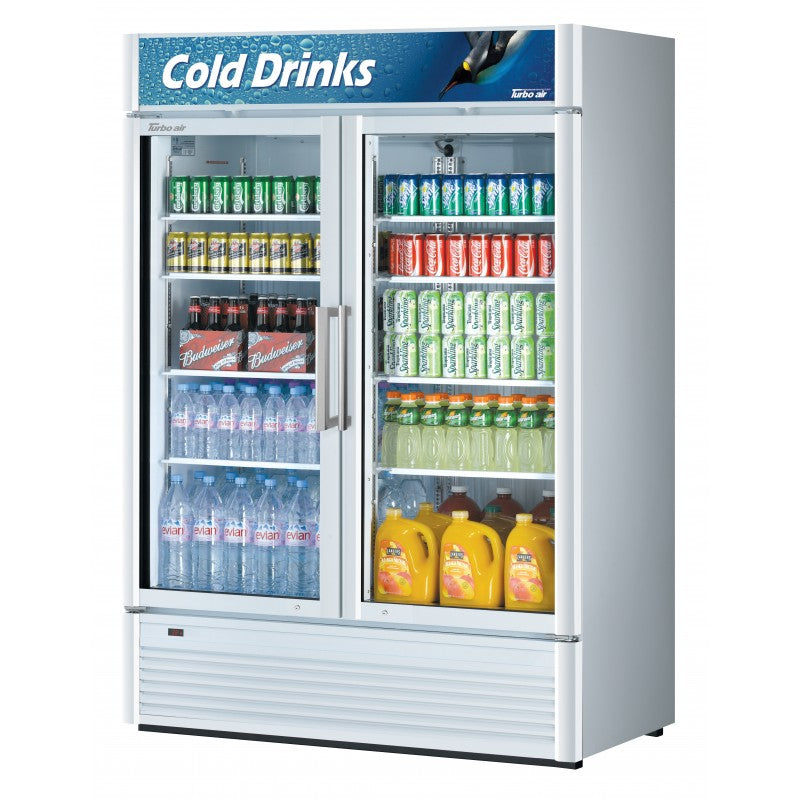 Turbo Air Super Deluxe Refrigerated Merchandiser, 2 Section, 51"W