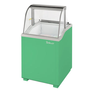 Turbo Air Ice Cream Dipping Cabinet, 26"W, Green