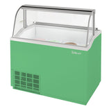 Turbo Air Ice Cream Dipping Cabinet, 47"W, Green