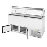 Turbo Air Ice Cream Dipping Cabinet, 68"W, White