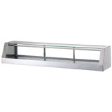 Turbo Air Remote Sushi Case Display, Pre-piped, Glass Door, 4/5/6 Ft.