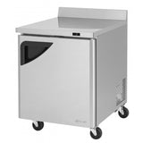 Turbo Air Super Deluxe Worktop Freezer, 1 Section, 1 Door, 27"W