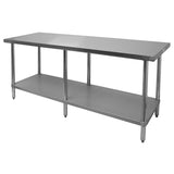 GSW Premium Work Tables, All Stainless Steel
