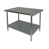 GSW Premium Work Tables, All Stainless Steel