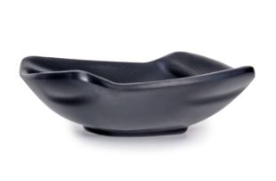 Melamine Square Side Bowl 5-1/4", Matte Black