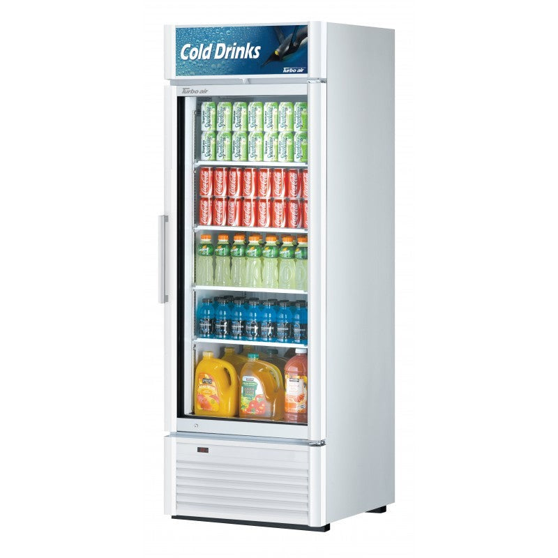 Turbo Air TGM-23SD-N6 27″ 1-Door Swing Glass Merchandiser Refrigerator