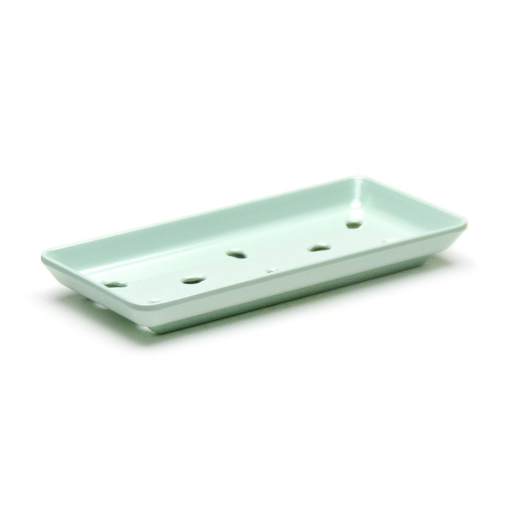 Melamine Sushi Case Plate (Light Green) 8-3/4 X4"