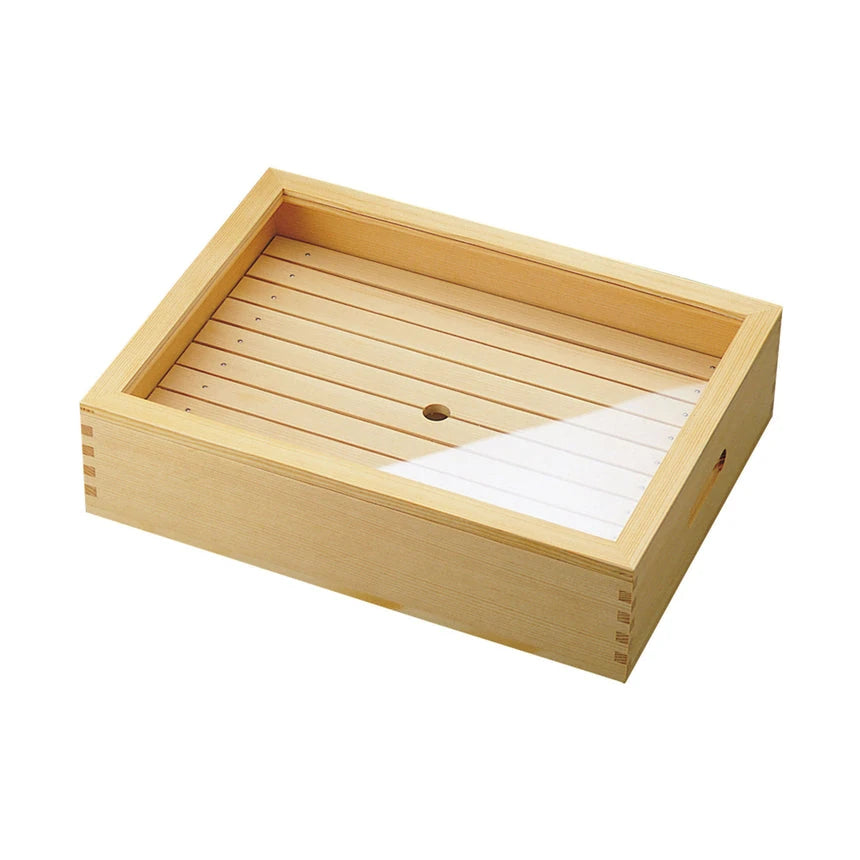 Yamaco/YOUBI 35585 wooden neta box with acrylic lid