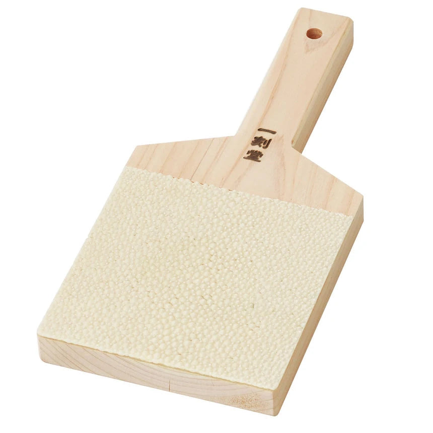 Ikkokudo sharkskin wasabi grater in Yamaco/YOUBI official catalog