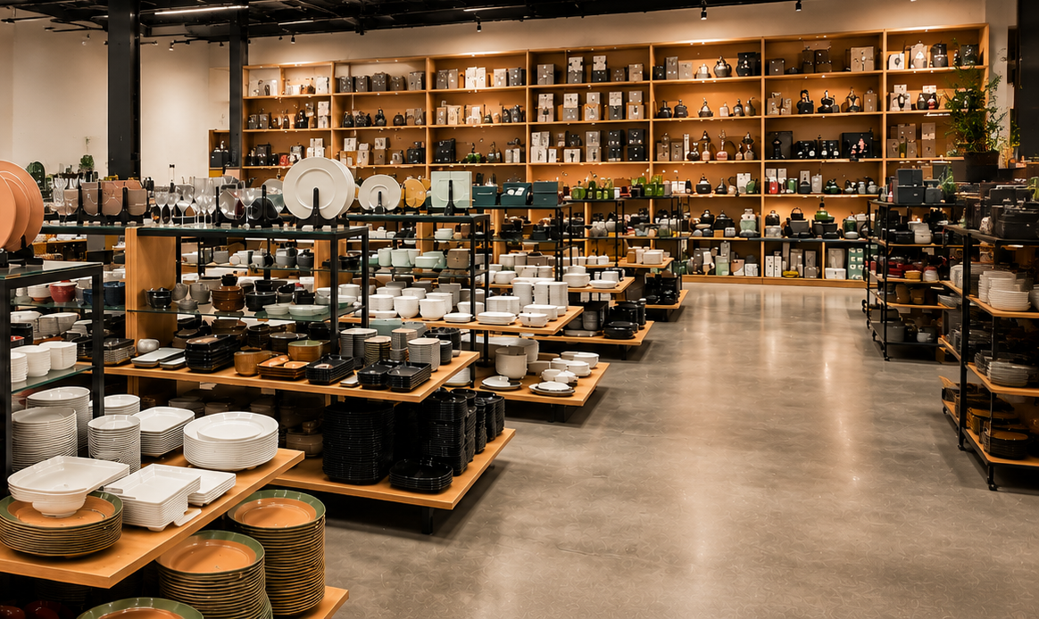 Eden Restaurant Supply showroom in Downtown Los Angeles